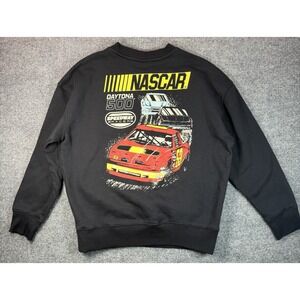 NASCAR Daytona 500 Youth Large Crewneck Sweatshirt Black Size 10/12